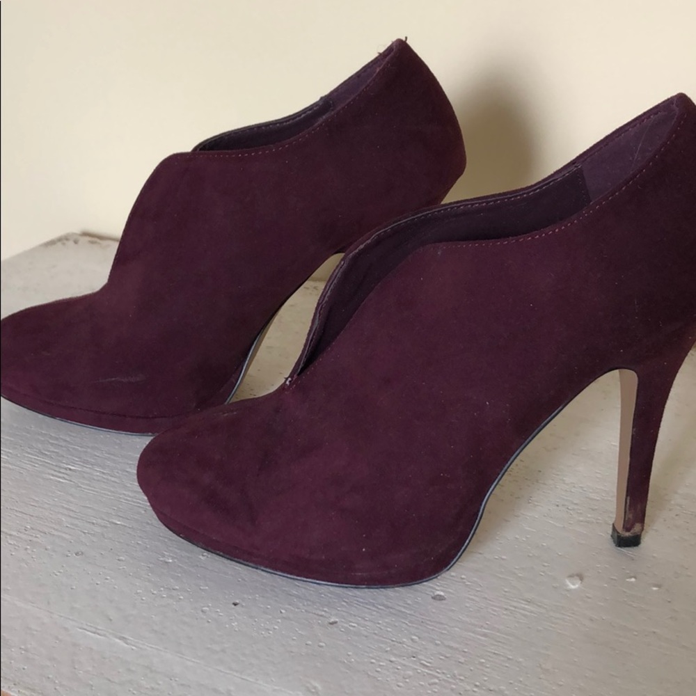 Dark Purple Bootie